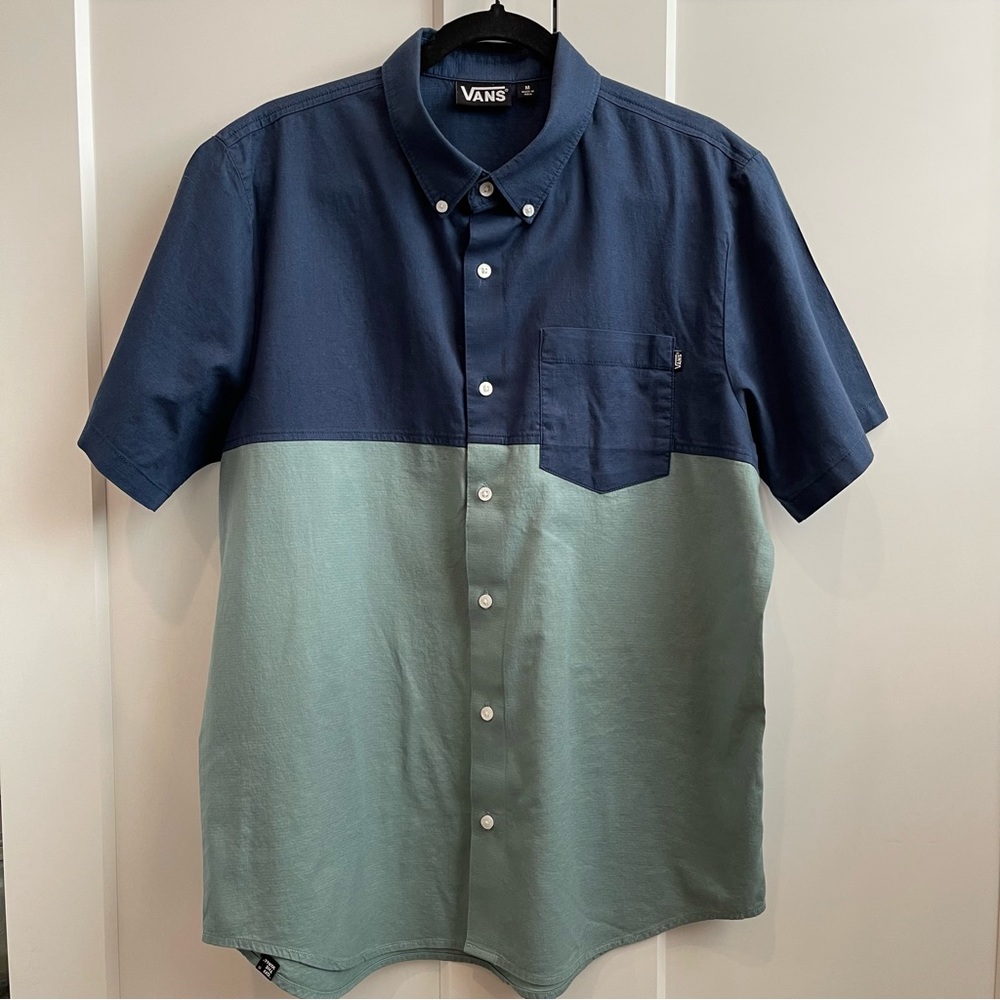 VANS two-toned button-up
